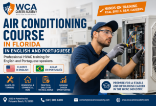 Air Conditioning Course in Florida in English and Portuguese.